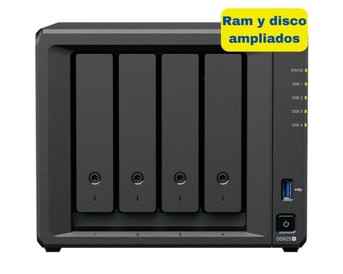 NAS SYNOLOGY DS925 PLUS 8GB 16TB